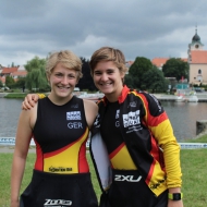 Strong German women: Annika Oetjens and Lisa Teichert