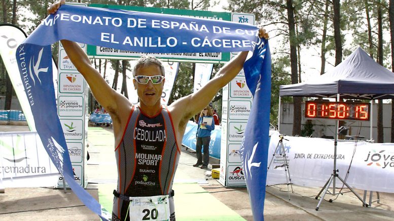 Albero Cebollada (ESP) at Quadrathlon in El Anillo (ESP) 2016 (c) Jairo Pozo