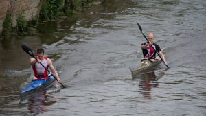 A. Norflok and A. Mason (both GBR) at the Brigg Bomber Quadrathlon (GBR) 2016 (c) WildCoyPhotography
