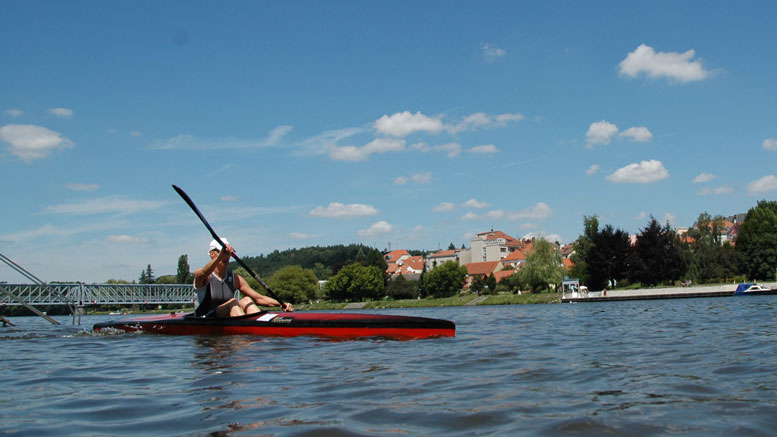 Ellen Mielke (GER) at Quadrathlon Týn nad Vltavou (CZE) 2011 (c) canoemar.cz