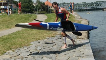 Michal Hasa (CZE) at Quadrathlon Týn nad Vltavou (CZE) 2012 (c) canoemar.cz