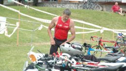 Miroslav Podborsky (CZE) at Quadrathlon Týn nad Vltavou (CZE) 2013 (c) canoemar.cz