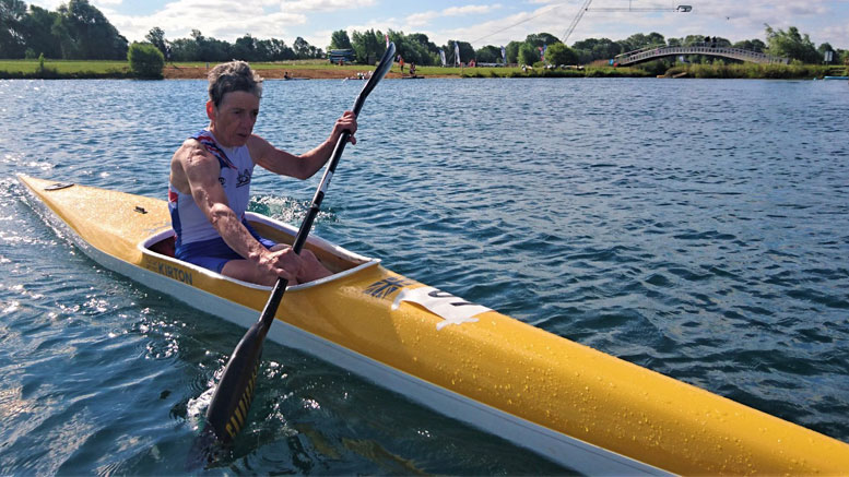 Mary Withe (GBR) at Box End Quadrathlon (GBR) 2019 (c) BQA