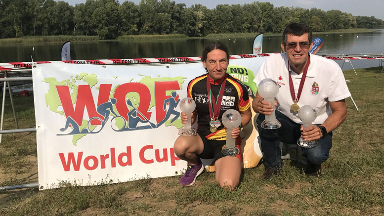 WQF World Cup winner (2019) Susanne Walter (GER) and Ferenc Cisma (HUN)