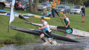 William Peters (BEL) and Stefan Teichert (GER) at Quadrathlon Ratscher (GER) 2020 (c) L. Rohde