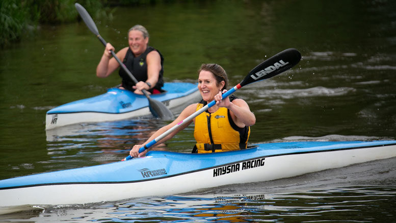 Happy athlets at the Deva Diva Quadrathlon (GBR) 2021 (c) Chester Triathlon Club