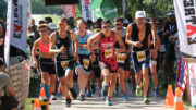 Start of the Sprint Duathlon (Quadrathlon) Kaposvar (HUN) 2021 (c) L. Rohde