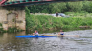 Paddling in Brigg © Malcolm Dent