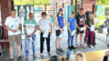 Bei der Siegerehrung in Gimbsheim