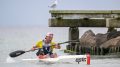 Swen Kailings fokusierter Einsatz im Surfski